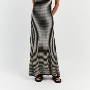 DISSH NATE BLACK SLEEVELESS MAXI DRESS